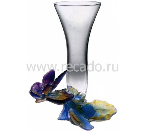Ваза для одного цветка с прозрачным верхом Daum 01495