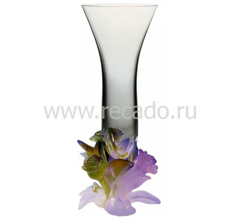 Ваза для одного цветка с прозрачным верхом Daum 01964