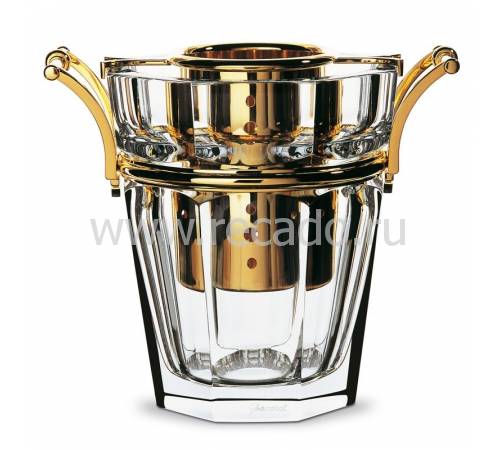 Ведро для шампанского с золотым декором "Harcourt" Baccarat 1893681