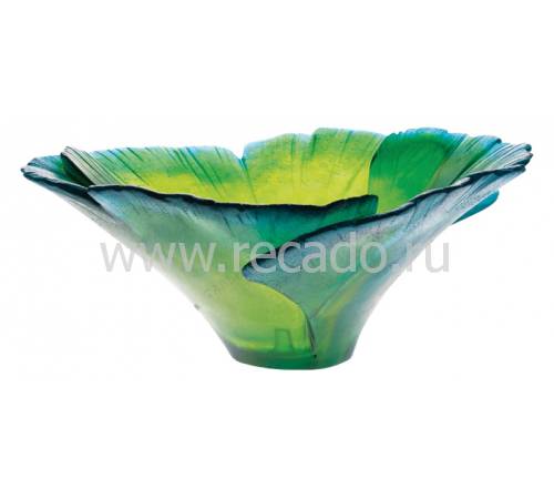 Ваза для фруктов "Ginkgo" зеленая Daum 03570