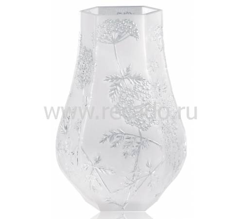Ваза для цветов белая "Ombelles" LALIQUE 1260400