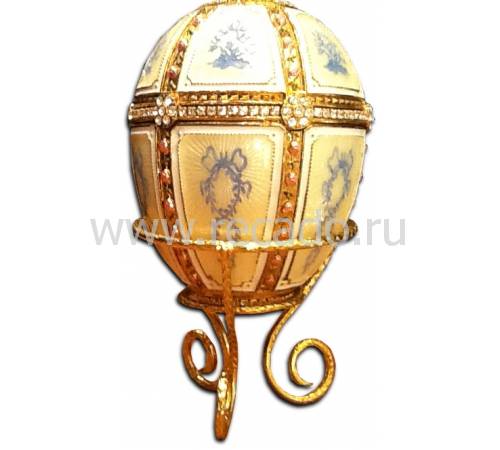 Яйцо "10 панелей с лебедем" FABERGE 76W