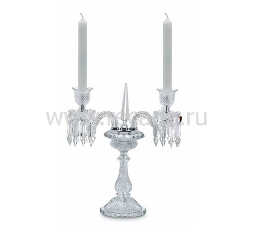 Подсвечник на 2 свечи прозрачный "Zenith" Baccarat 2601671
