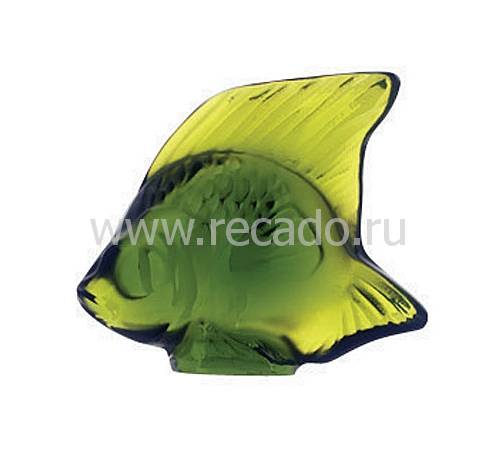 Статуэтка "Рыбка" желто-зеленая Lalique 3000900
