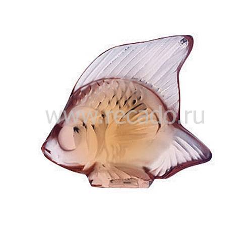Статуэтка "Рыбка" светло-розовая Lalique 3001700