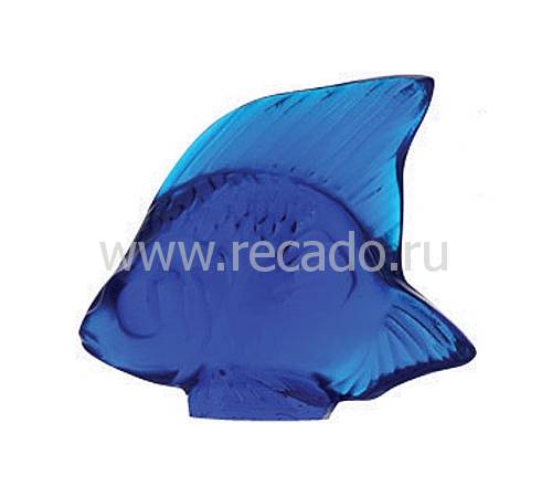 Статуэтка "Рыбка" темно-синяя Lalique 3002100