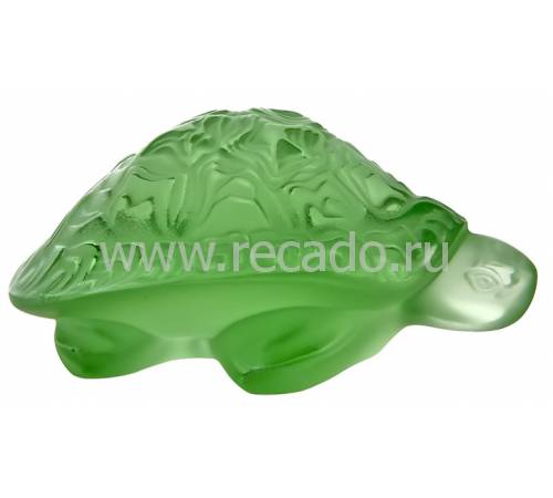 Статуэтка "Черепаха" зеленая Lalique 1214500
