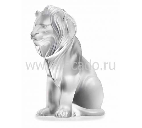 Статуэтка "Лев Bamara" прозрачный Lalique 1165600
