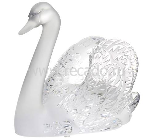 Статуэтка "Лебедь" с головой вверх прозрачный Lalique 1161600