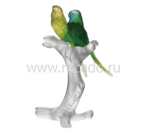 Статуэтка "Попугаи" Paon-Perruches Daum 02341