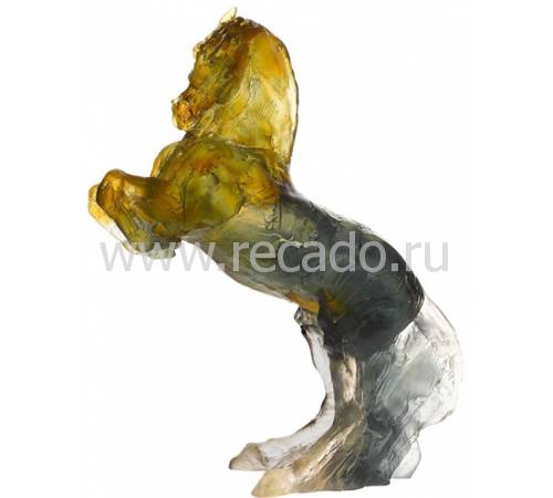 Статуэтка "Конь на дыбах" янтарно-серая Balthazar Daum (Лимитированная серия 275 экз.) 05152