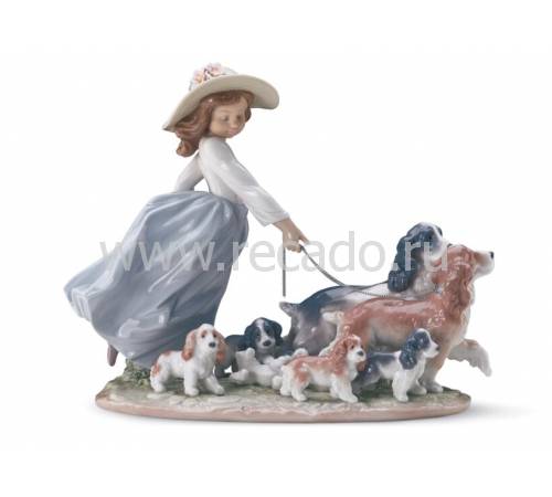 Статуэтка "Парад щенков" Lladro 01006784