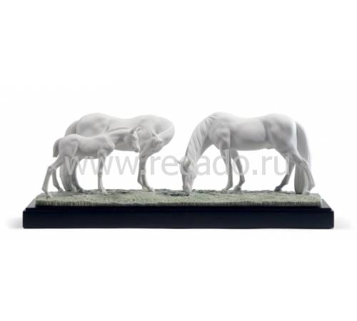 Статуэтка "Лошади на лугу" Lladro 01008699