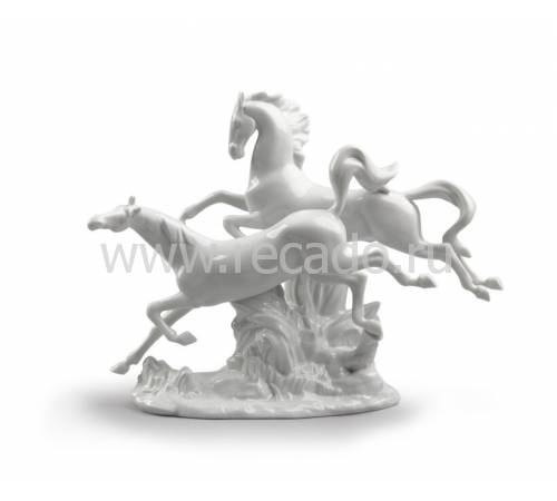 Статуэтка "Лошади в галопе" Lladro 01008682