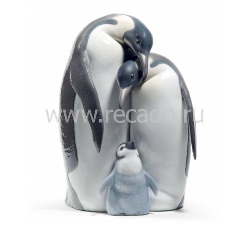 Статуэтка "Семья пингвинов" Lladro 01008696