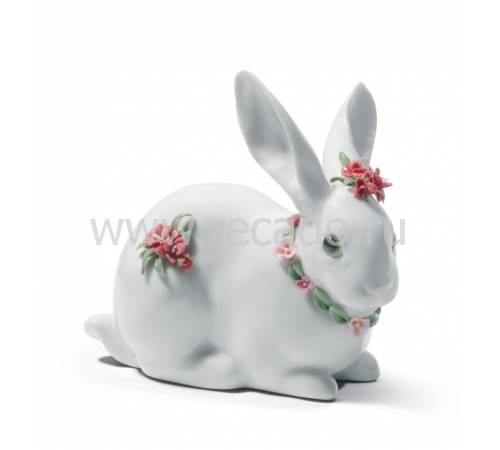 Статуэтка "Кролик с гвоздиками" Lladro 01007578