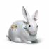 Статуэтка "Внимательный кролик с цветами" Lladro 01006098