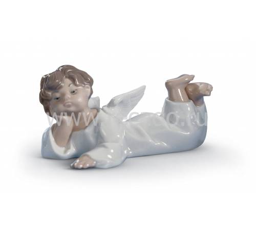 Статуэтка "Лежащий ангел" Lladro 01004541