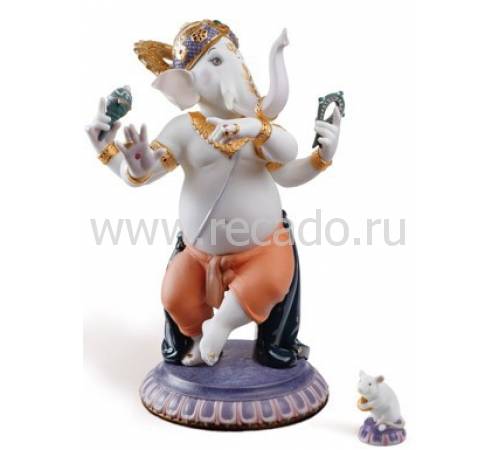 Статуэтка "Танцующий Ганеша" Lladro 01007183