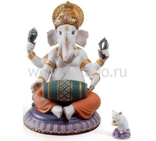 Статуэтка "Ганеша с барабаном" Lladro 01007184
