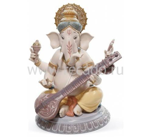 Статуэтка "Ганеша с Вееной" Lladro 01008288
