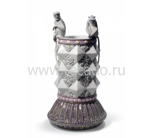 Ваза для цветов "Обезьянки" Lladro 01009012
