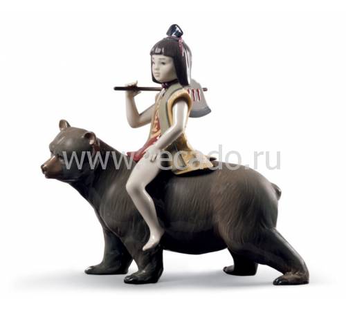 Статуэтка "Кинтаро и медведь" Lladro 01008687