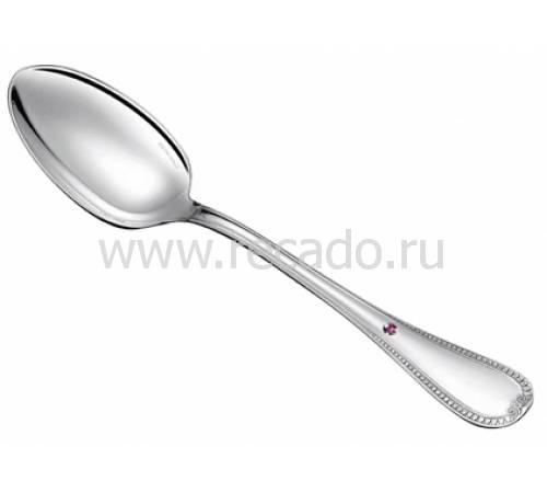Ложка с розовым сапфиром на рожденье "Malmaison prestige" Christofle 01456218