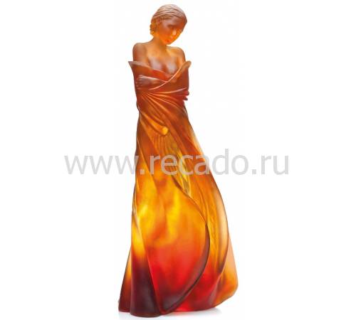 Статуэтка "L'HIVER EN SOI" янтарная Daum (Лимитированная серия 125 экз.) 05354-2