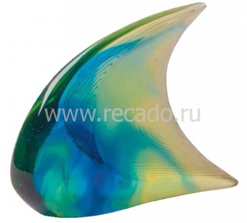 Статуэтка "Рыбка" сине-желтая Daum (Лимитированная серия 375 экз.) 05303/C