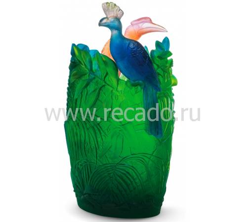 Ваза для цветов "Jungle" овальная Daum (Лимитированная серия 99 экз.) 05337