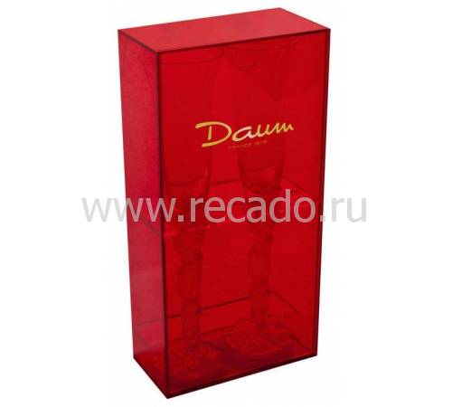 Набор из 2-х белых фужеров для шампанского "Louis XV" Daum 05243-80