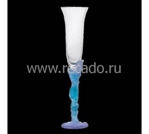 Фужер для шампанского синий "Louis XV" Daum 05243-1