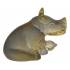 Носорог маленький оранжево-серый "Rhinoceros" Daum 05259-1/C