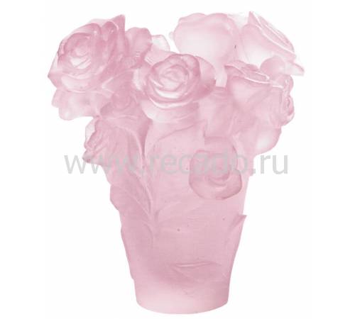 Ваза для цветов светло-розовая "Rose Passion" Daum 05287-4