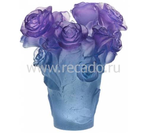 Ваза для цветов "Rose Passion" сине-фиолетовая (h=17) Daum 05287-3