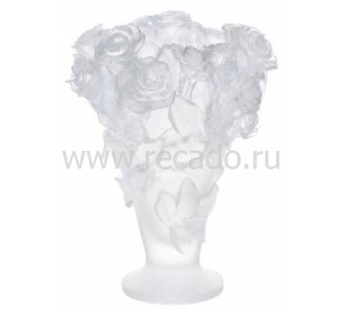 Ваза для цветов белая "Roses" Daum 03547-4