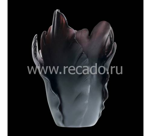 Ваза для цветов коричневая "Tulipe" Daum 05213