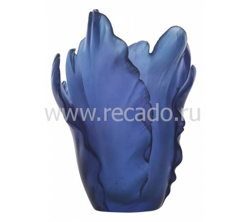 Ваза для цветов "Tulipe" синяя Daum 05213-4