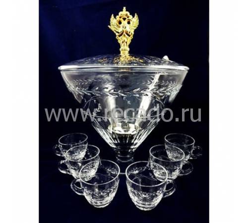 Набор "Luxembourg" из чаши, 6-и чашек и половника для пунша FABERGE 43252