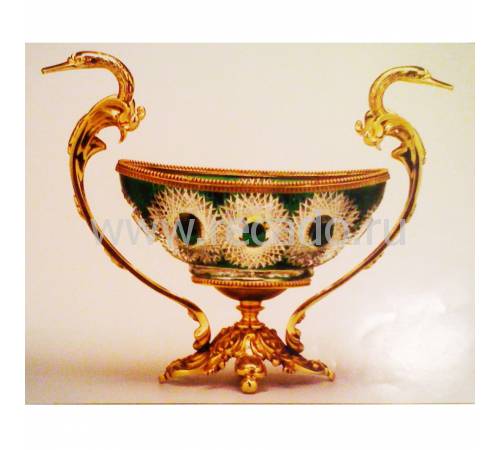 Ваза для фруктов "Louis XV" FABERGE 24-PL50-Green Star