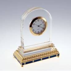 Часы хрустальные Tsar Faberge 631226-BL