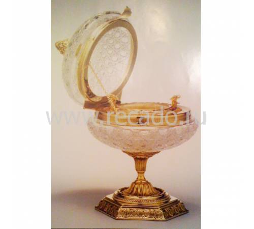 Икорница "Renaissance" Faberge 39-PL55-GM DP Clear