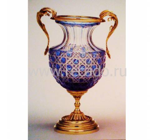 Ваза для цветов "Rocaille" Faberge 03-PL98-CP kobalt