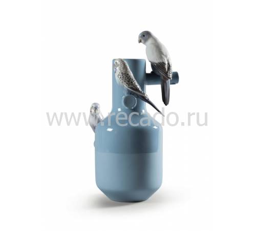 Ваза для цветов "Парад попугаев" Lladro 01007850