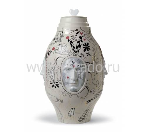 Ваза для цветов "Разговор" Lladro 01007596