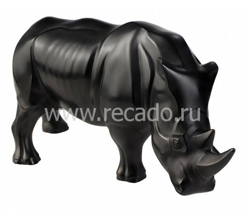 Статуэтка "Носорог" чёрный Lalique 10600400
