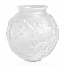 Ваза для цветов прозрачная "Hirondelles" Lalique 10624100