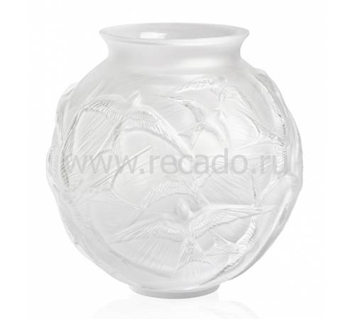 Ваза для цветов прозрачная "Hirondelles" Lalique 10624100