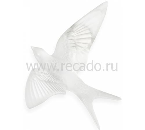 Настенная статуэтка Ласточка "Hirondelles" прозрачная Lalique 10624800